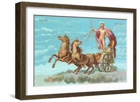 Mars with Chariot-Found Image Press-Framed Giclee Print
