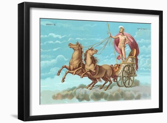 Mars with Chariot-Found Image Press-Framed Giclee Print