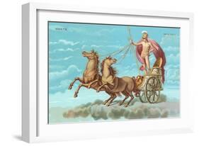 Mars with Chariot-Found Image Press-Framed Giclee Print