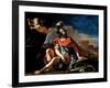 Mars with Cupid, 1649-Guercino (Giovanni Francesco Barbieri)-Framed Giclee Print