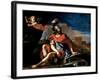 Mars with Cupid, 1649-Guercino (Giovanni Francesco Barbieri)-Framed Giclee Print