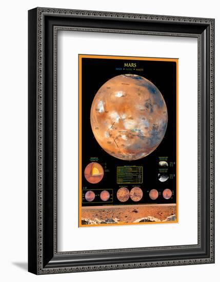 Mars-null-Framed Art Print