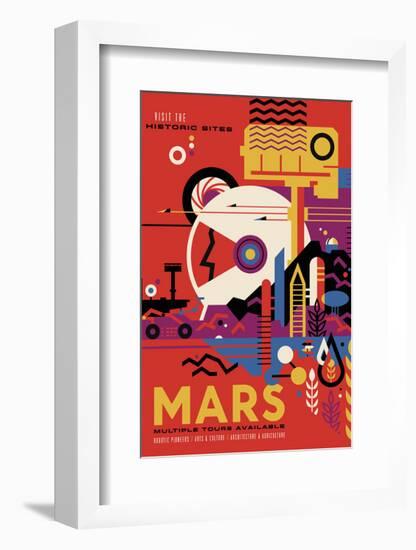 Mars-Vintage Reproduction-Framed Art Print