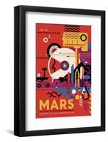 Mars-Vintage Reproduction-Framed Giclee Print