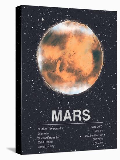 Mars-Tracie Andrews-Stretched Canvas