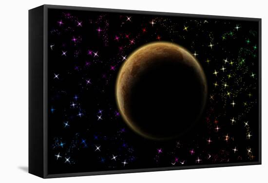 Mars-phoenixman-Framed Stretched Canvas