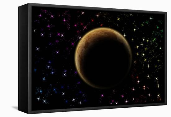 Mars-phoenixman-Framed Stretched Canvas