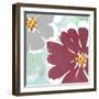 Marsala Blossom II-Margaret Ferry-Framed Art Print