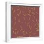 Marsala Golden Matchstick Confetti-Tina Lavoie-Framed Giclee Print