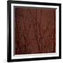 Marsala Tree II-Mali Nave-Framed Art Print