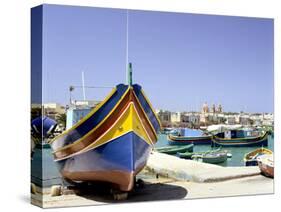 Marsaxlokk Harbour, Malta-Peter Thompson-Stretched Canvas