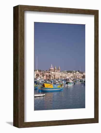 Marsaxlokk, Malta, Mediterranean, Europe-Nick Servian-Framed Photographic Print