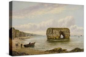 Marsden Rock, C.1880-1900-Bernard Benedict Hemy-Stretched Canvas