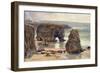 Marsden Rocks, Durham-null-Framed Art Print