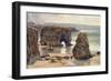 Marsden Rocks, Durham-null-Framed Art Print