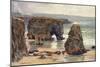 Marsden Rocks, Durham-null-Mounted Art Print