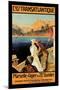 Marseille-Algiers Cruise Line-null-Mounted Art Print