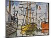 Marseille, bateaux au port, 1920-Louis-Mathieu Verdilhan-Mounted Giclee Print