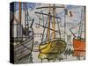Marseille, bateaux au port, 1920-Louis-Mathieu Verdilhan-Stretched Canvas