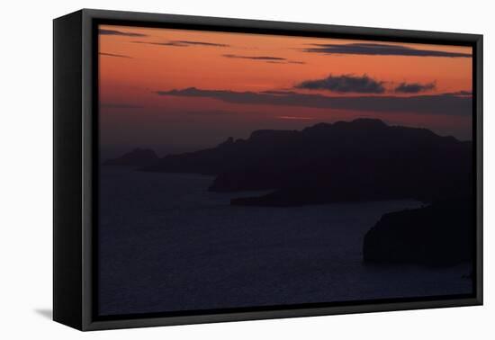 Marseille Coves at Sunset, Calanques National Park since 2012, Bouches-Du-Rhone, France (Photo)-null-Framed Stretched Canvas