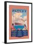 Marseille Cruise Package: Black Sea-Morocco-Senegal-Sandy Hook-Framed Art Print