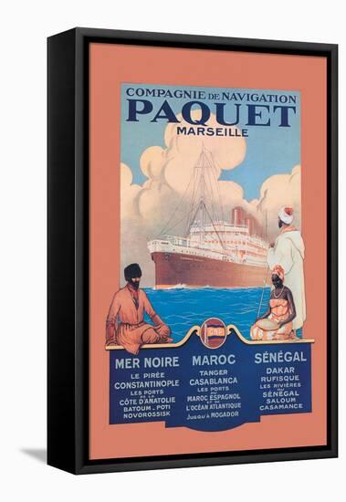 Marseille Cruise Package: Black Sea-Morocco-Senegal-Sandy Hook-Framed Stretched Canvas
