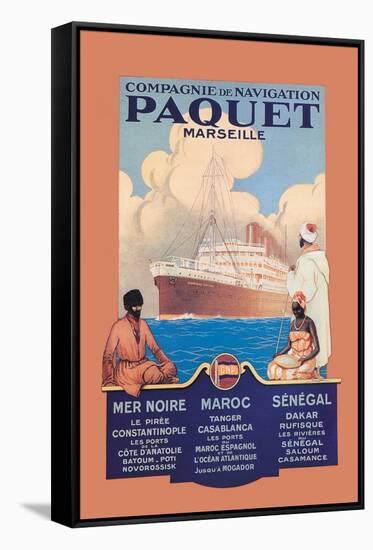 Marseille Cruise Package: Black Sea-Morocco-Senegal-Sandy Hook-Framed Stretched Canvas