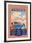 Marseille Cruise Package: Black Sea-Morocco-Senegal-Sandy Hook-Framed Art Print
