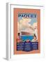 Marseille Cruise Package: Black Sea-Morocco-Senegal-Sandy Hook-Framed Art Print