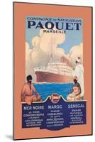 Marseille Cruise Package: Black Sea-Morocco-Senegal-Sandy Hook-Mounted Art Print