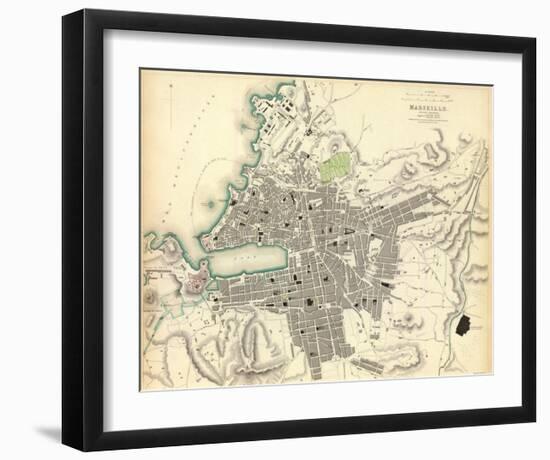 Marseille, France, c.1840-null-Framed Art Print