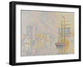 Marseille, La Brume Jaune, 1922-Paul Signac-Framed Giclee Print