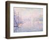 Marseille Port, Morning Mist, 1906-Paul Signac-Framed Giclee Print