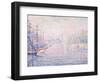 Marseille Port, Morning Mist, 1906-Paul Signac-Framed Giclee Print