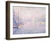 Marseille Port, Morning Mist, 1906-Paul Signac-Framed Giclee Print