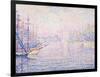 Marseille Port, Morning Mist (Le port de Marseille, Brume Matinale). 1906-Paul Signac-Framed Giclee Print