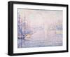 Marseille Port, Morning Mist (Le port de Marseille, Brume Matinale). 1906-Paul Signac-Framed Giclee Print