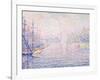 Marseille Port, Morning Mist (Le port de Marseille, Brume Matinale). 1906-Paul Signac-Framed Giclee Print