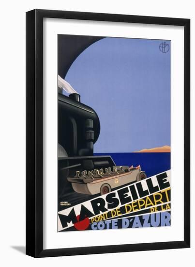 Marseille Poster-null-Framed Art Print