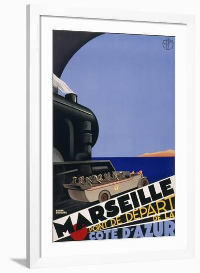 Marseille Poster-null-Framed Art Print