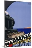 Marseille Poster-null-Mounted Art Print