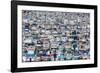 Marseille, Provence-Alpes-Cote d'Azur, France. Multitude of different leisure craft in the Vieux...-null-Framed Photographic Print