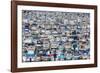 Marseille, Provence-Alpes-Cote d'Azur, France. Multitude of different leisure craft in the Vieux...-null-Framed Photographic Print