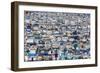 Marseille, Provence-Alpes-Cote d'Azur, France. Multitude of different leisure craft in the Vieux...-null-Framed Photographic Print