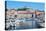 Marseille, Provence-Alpes-Cote d'Azur, France. View across Vieux-Port, the Old Port, to the 19th...-null-Stretched Canvas