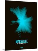 Marseille Radiant Map 2-NaxArt-Mounted Art Print
