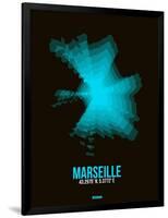 Marseille Radiant Map 2-NaxArt-Framed Art Print