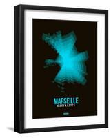 Marseille Radiant Map 2-NaxArt-Framed Art Print