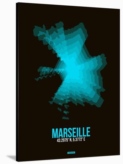 Marseille Radiant Map 2-NaxArt-Stretched Canvas