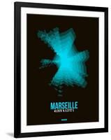 Marseille Radiant Map 2-NaxArt-Framed Art Print